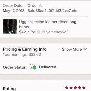 Thanks Chevy for the 5 stars rating!🔥💐👢👢